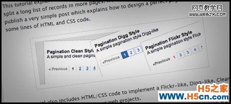 Perfect pagination style using CSS