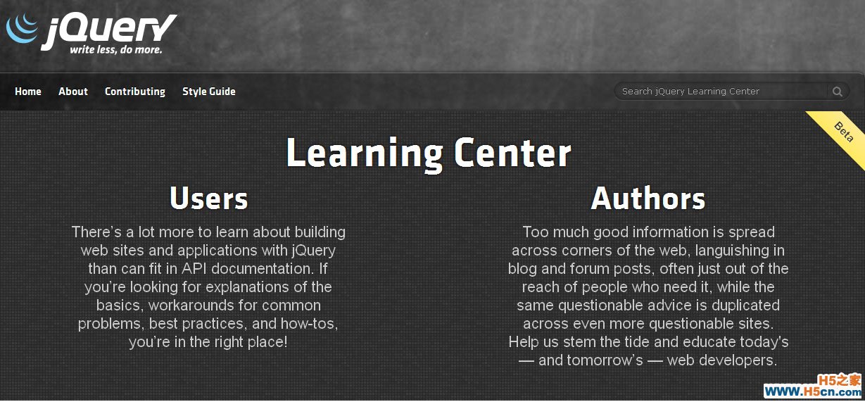 jQuery Learning Center